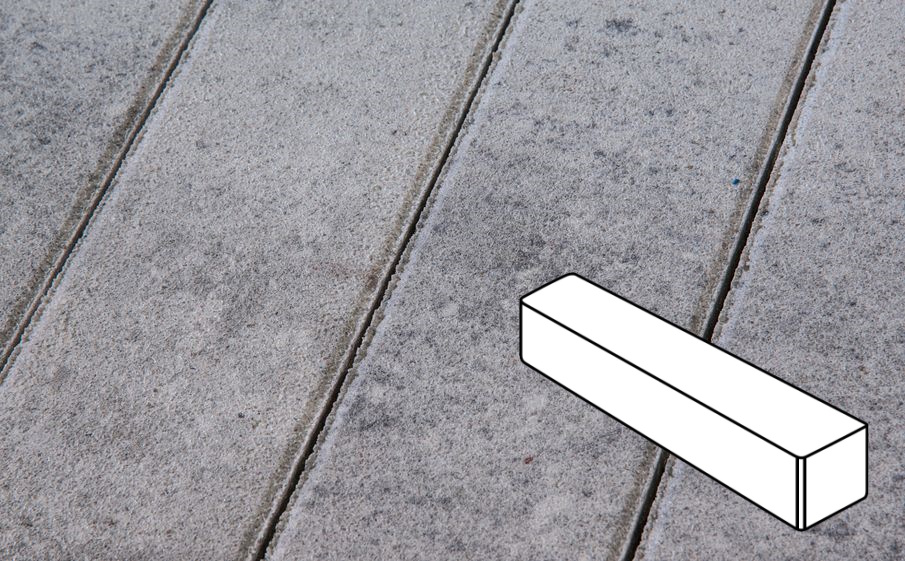 Плитка тротуарная Готика Natur, Ригель В.3.П.10, Монохром, 360*80*100 мм