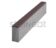 Бордюр Садовый 1000*200*80 Темно-коричневый