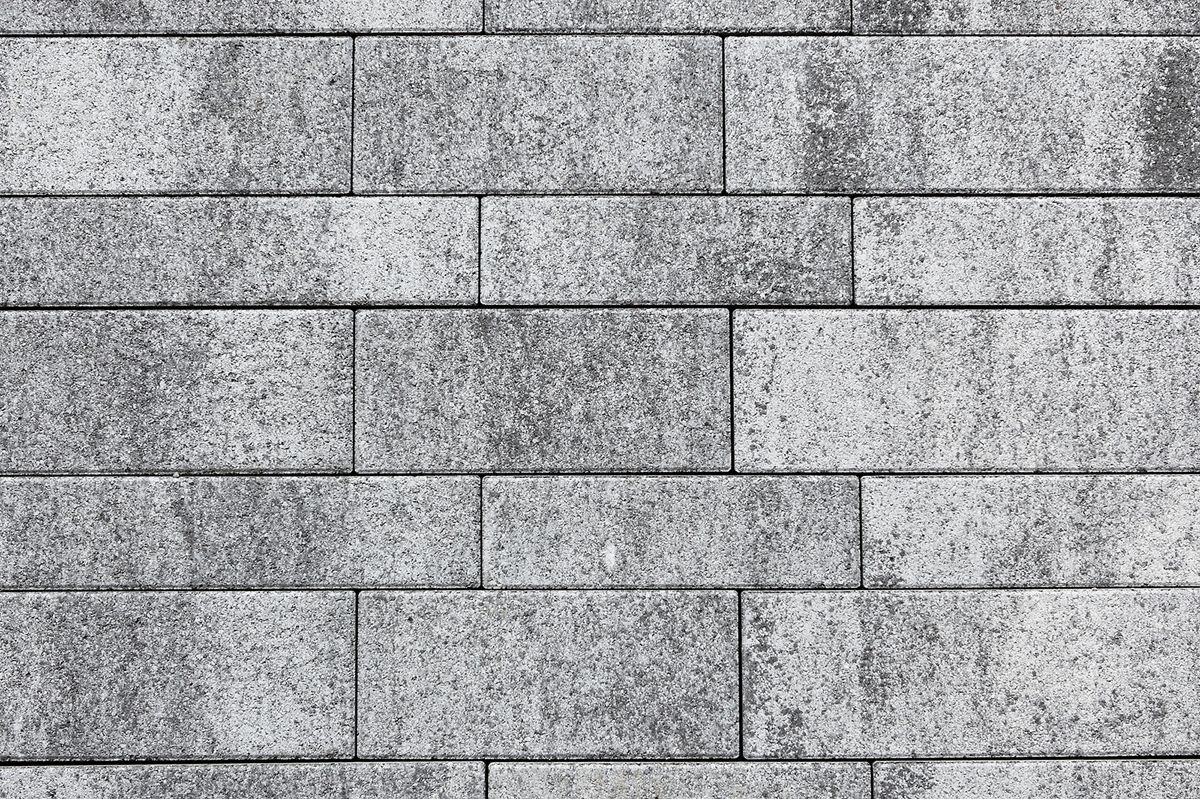 Тротуарная плитка ПАРКЕТ Б.9.Псм.8 Листопад гранит Антрацит