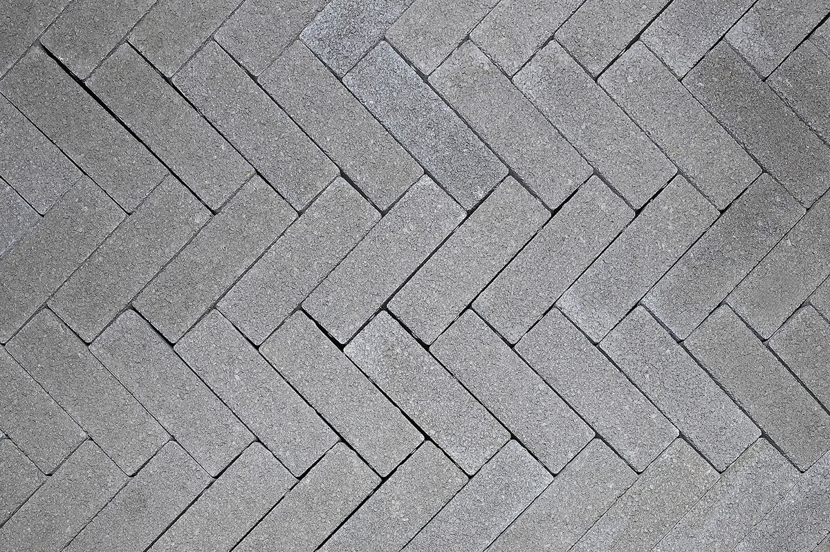 Тротуарная плитка ПАРКЕТ Б.4.П.6 Гранит серый