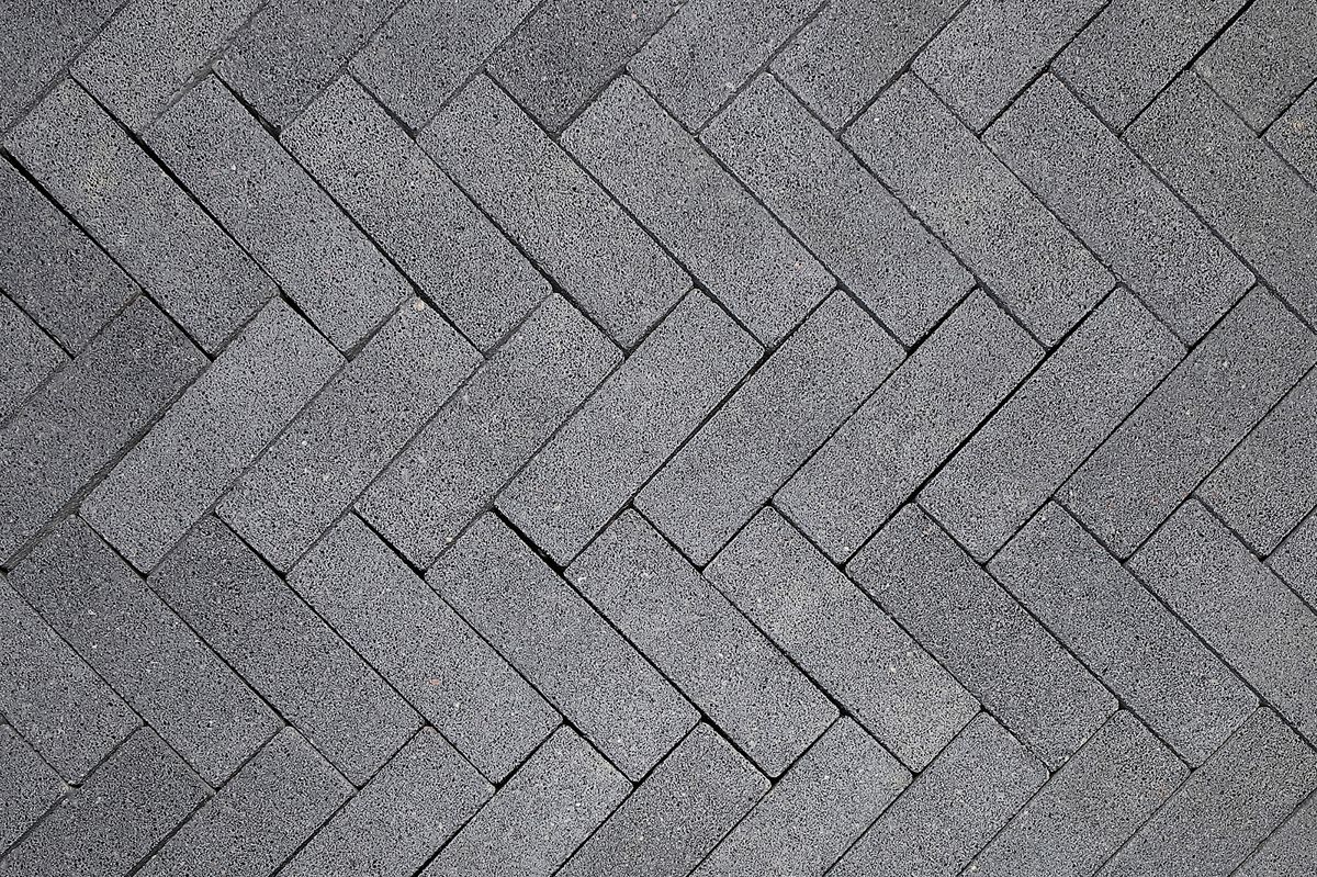 Тротуарная плитка ПАРКЕТ Б.4.П.6 Гранит черный