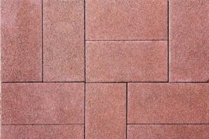 Крупноформатная тротуарная плитка МЕГАПОЛИС Б.5.П.8 Гранит красный