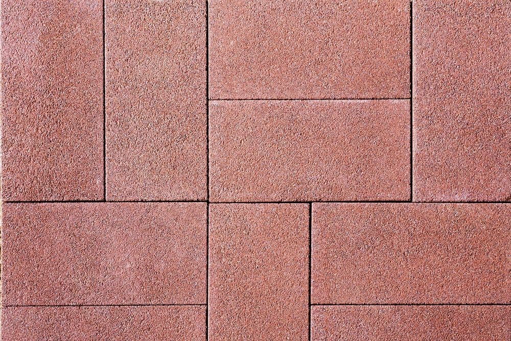 Крупноформатная тротуарная плитка МЕГАПОЛИС Б.5.П.8 Гранит красный