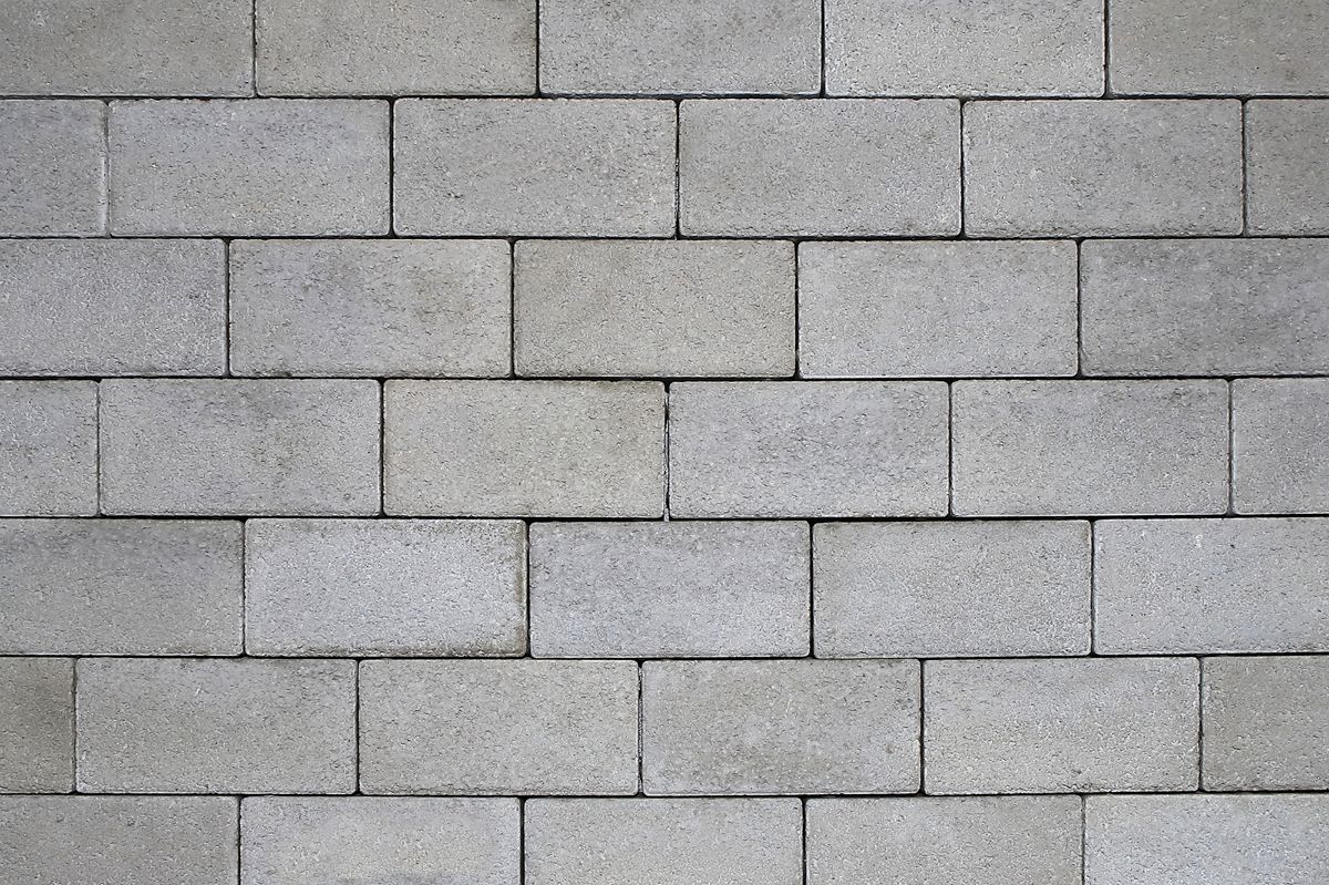 Тротуарная плитка Прямоугольник Б.2.П.6 Гранит серый