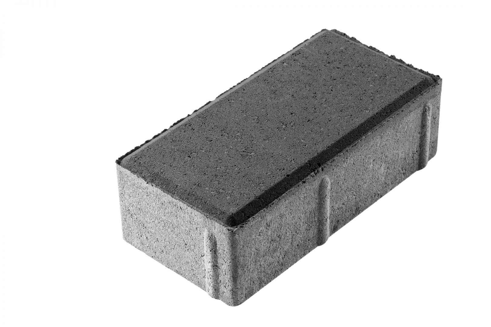 Тротуарная плитка БРУСЧАТКА Б.2.П.6 100х200х60 черный