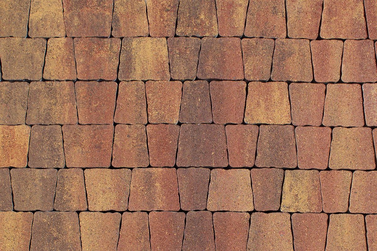 Тротуарная плитка АНТИК Листопад гладкий Осень Б.3.А.6