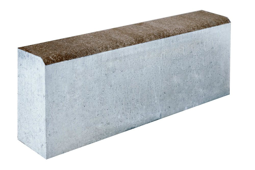 Бортовой (бордюрный) камень БР 50.20.8 коричневый