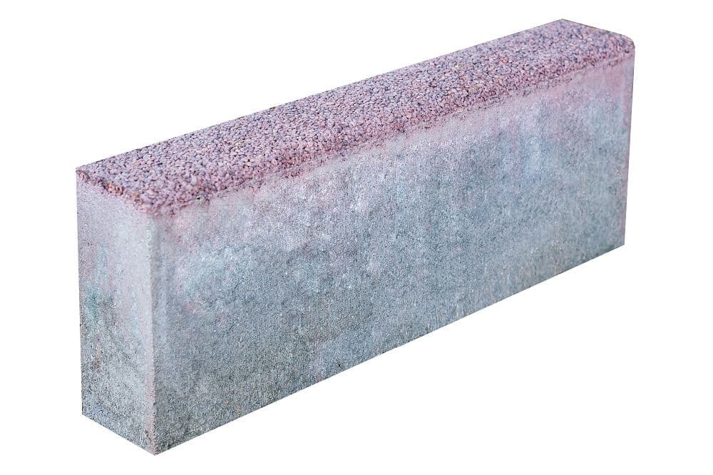 Бортовой (бордюрный) камень БР 50.20.8 Гранит красный