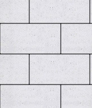 Тротуарная плитка для дорожек МЕГАПОЛИС Б.5.П.8 Стоунмикс Белый