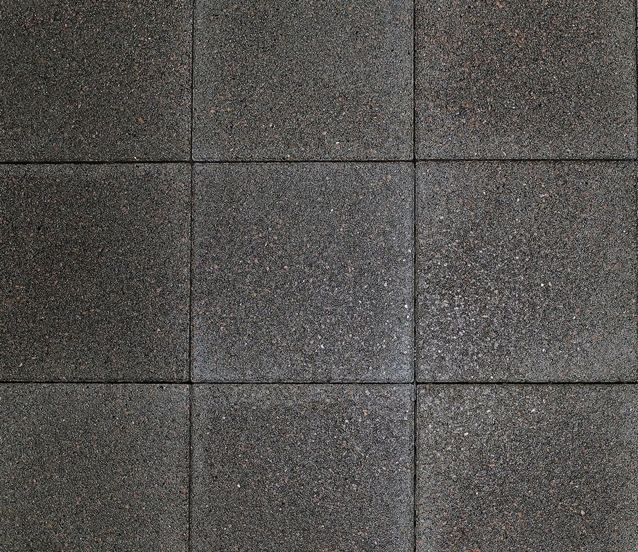 Тротуарная плитка для дорожек КВАДРАТ В.6.К.8 Гранит черный