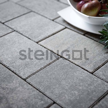 Тротуарная плитка Новый город «Штайн Сильвер» 60 мм