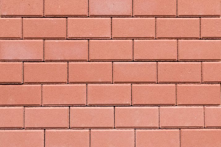 Тротуарная плитка Прямоугольник БРУСЧАТКА Б.2.П.6 100х200х60 красный