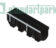 Лоток водоотводный пластиковый PolyMax Drive DN200 h317 с решеткой щелевой чугунной ВЧ кл.С250 (к-т)