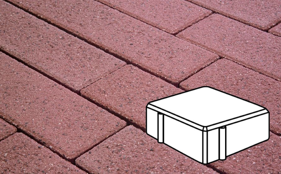 Плитка тротуарная Готика Granite FERRO, Квадрат Б.2.К.6, Емельяновский 200*200*60 мм