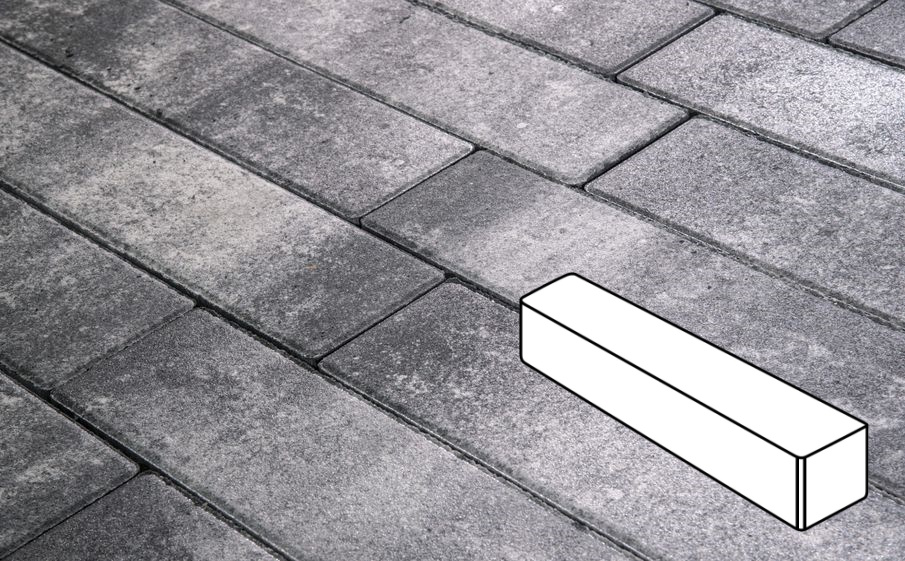 Плитка тротуарная Готика Natur, Ригель В.3.П.10, Скала, 360*80*100 мм