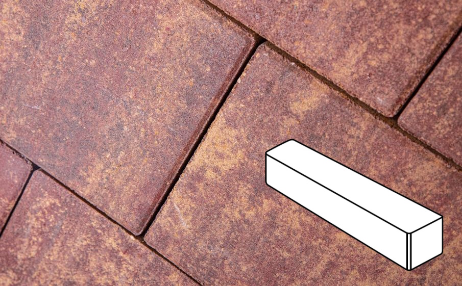 Плитка тротуарная Готика Natur, Ригель В.3.П.10, Клинкер, 360*80*100 мм