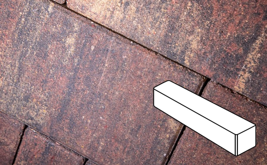 Плитка тротуарная Готика Natur, Ригель В.3.П.10, Марс, 360*80*100 мм