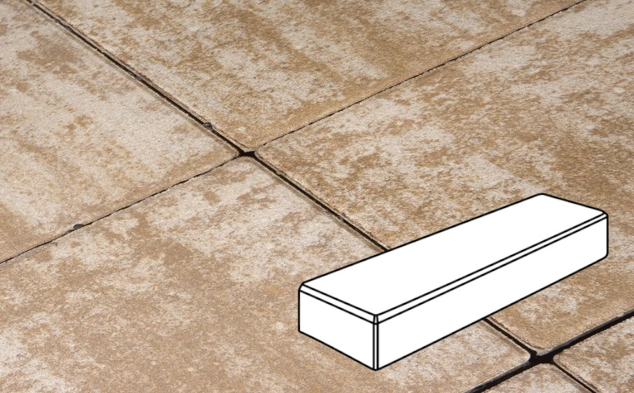 Плитка тротуарная Готика Natur, Паркет Б.3.П.6, Гоби, 300*100*60 мм