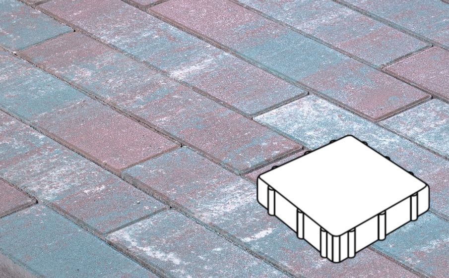 Плитка тротуарная Готика Natur, Квадрат А.3.К.5, Сатурн, 300*300*50 мм