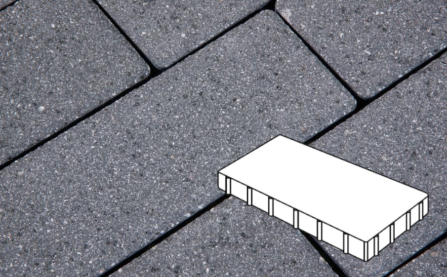 Плитка тротуарная без фаски Готика Granite FERRO, Плита Б.6.П.6, Исетский 600*300*60 мм