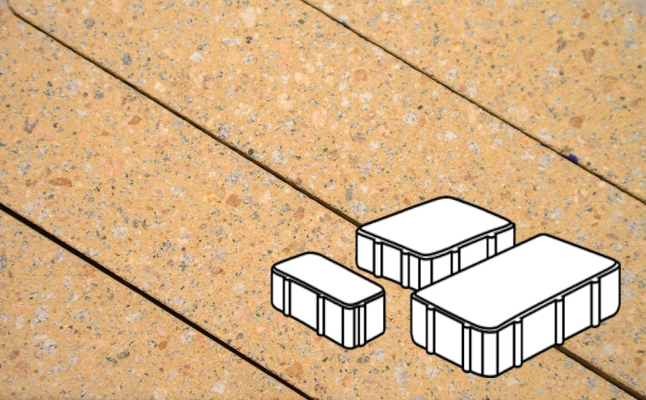 Плитка тротуарная Готика Granite FINERRO, Новый Город В.2.Псм.8, Павловское 260/160/100*160*80 мм