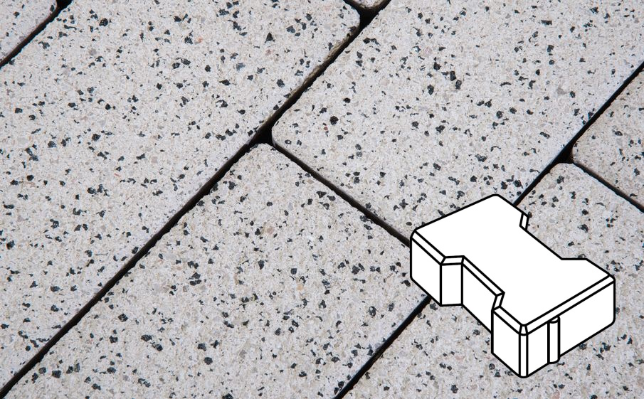 Плитка тротуарная Готика Granite FERRO, Катушка Б.2.Ф.6, Покостовский 197*162*60 мм