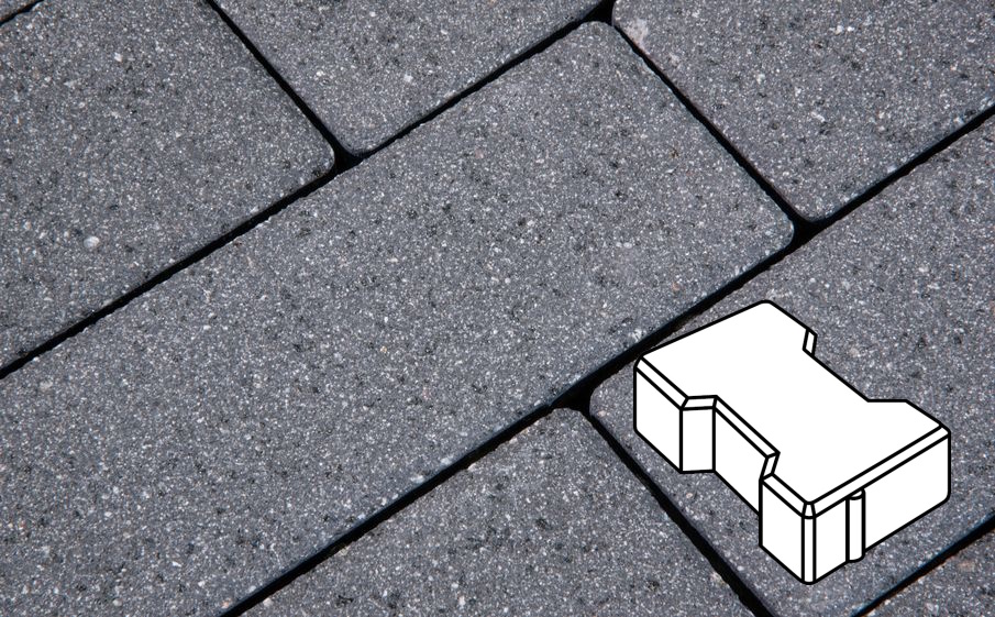 Плитка тротуарная Готика Granite FERRO, Катушка Б.2.Ф.6, Исетский 197*162*60 мм