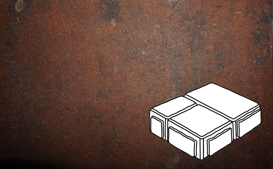 Плитка тротуарная Готика Natur, Старый Город Б.3.Фсм.6, Гавана, комплект 3 шт, толщина 60 мм