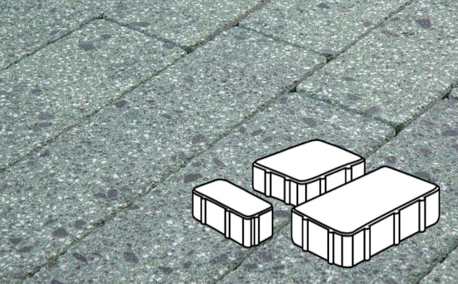 Плитка тротуарная Готика Granite FINERRO, Новый Город В.2.Псм.8, Порфир 260/160/100*160*80 мм