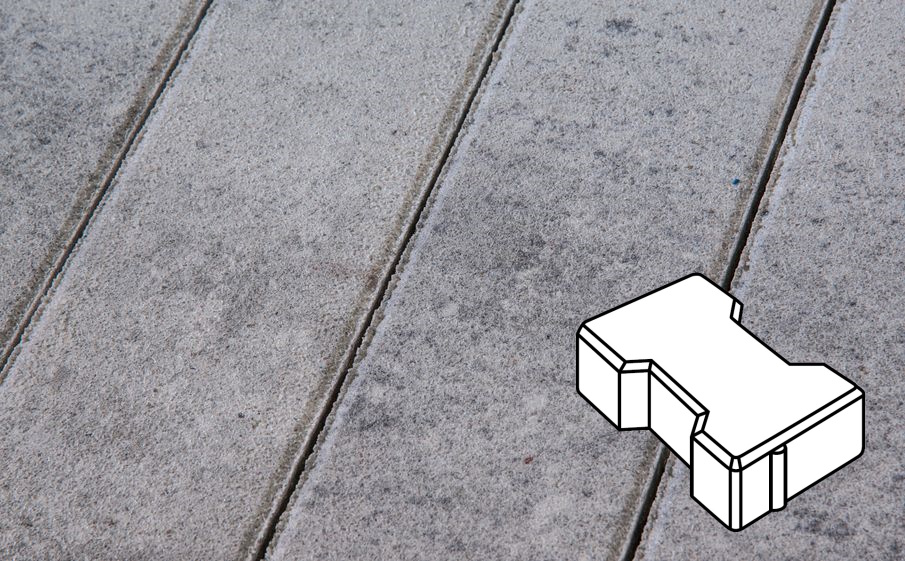 Плитка тротуарная Готика Natur, Катушка В.2.Ф.8, Монохром, 200*165*80 мм