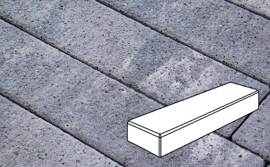 Плитка тротуарная Готика Natur FERRO, Паркет Б.3.П.6, Монохром, 300*100*60 мм