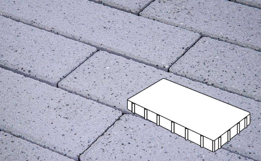 Плитка тротуарная Готика Granite FERRO, Плита Б.6.П.6, Цветок Урала 600*200*60 мм