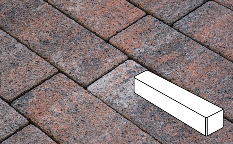 Плитка тротуарная Готика Natur FERRO, Ригель В.3.П.10, Альпин, 360*80*100 мм