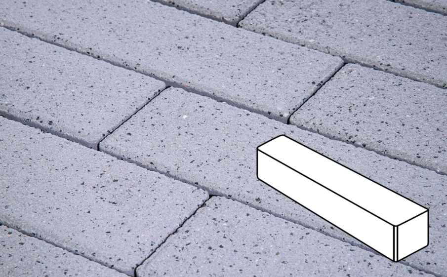 Плитка тротуарная Готика Granite FERRO, Ригель Б.3.П.8, Цветок Урала 360*80*80 мм