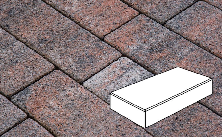 Плитка тротуарная Готика Natur FERRO, Картано В.3.П.10, Альпин, 300*150*100 мм