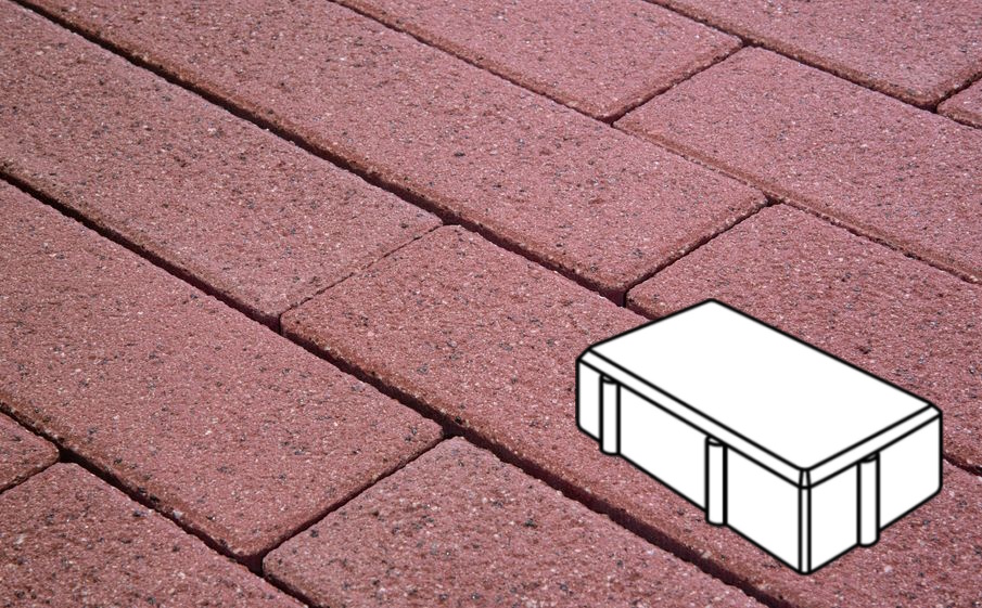 Плитка тротуарная Готика Granite FERRO, Брусчатка В.2.П.8, Емельяновский 200*100*80 мм