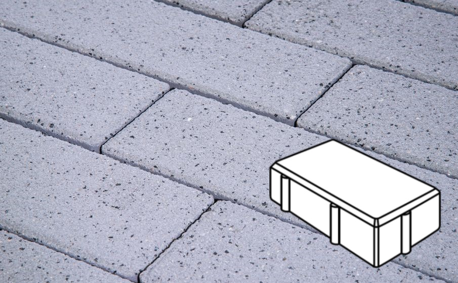 Плитка тротуарная Готика Granite FERRO, Брусчатка В.2.П.8, Цветок Урала 200*100*80 мм