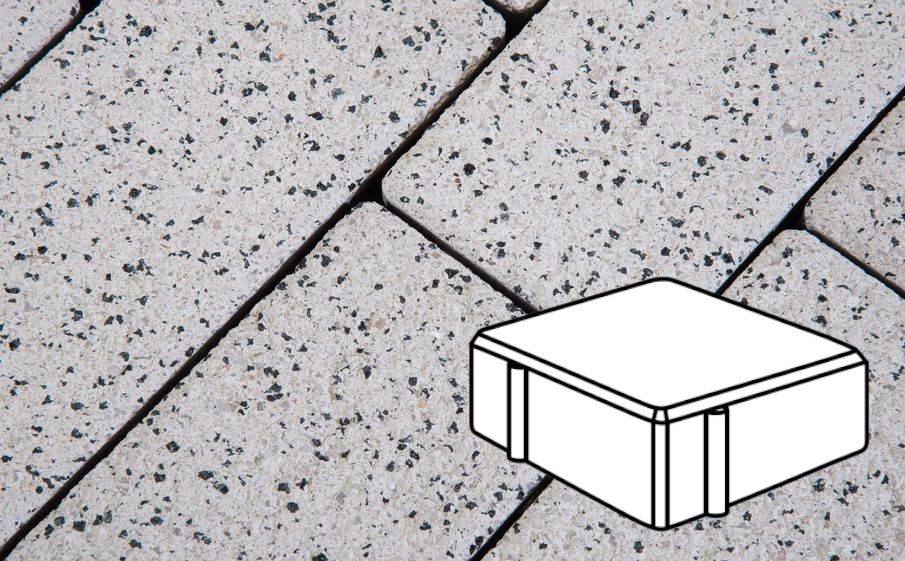 Плитка тротуарная Готика Granite FERRO, Квадрат Б.1.К.6, Покостовский 150*150*60 мм