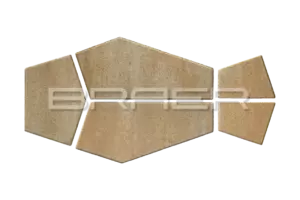 Витраж, Color Mix Плато, 80 мм